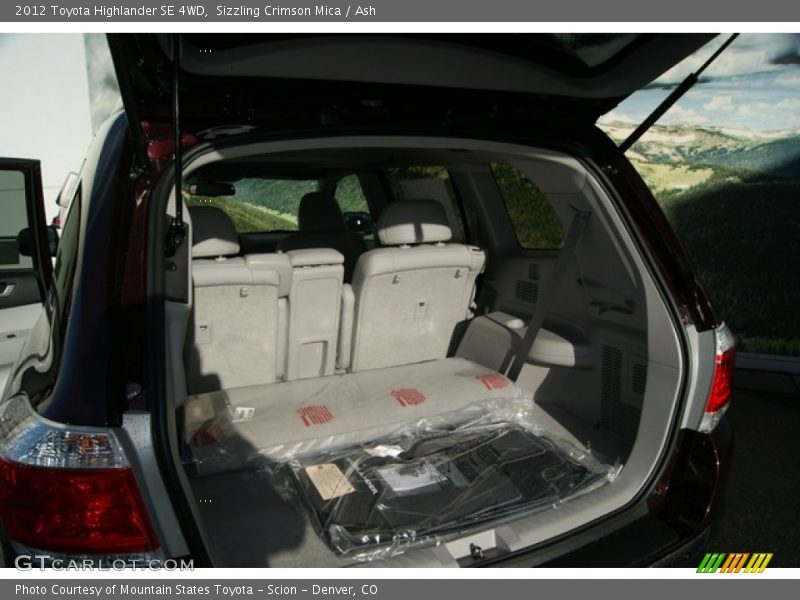Sizzling Crimson Mica / Ash 2012 Toyota Highlander SE 4WD