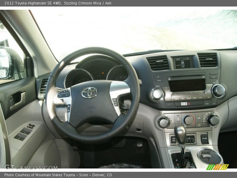 Sizzling Crimson Mica / Ash 2012 Toyota Highlander SE 4WD