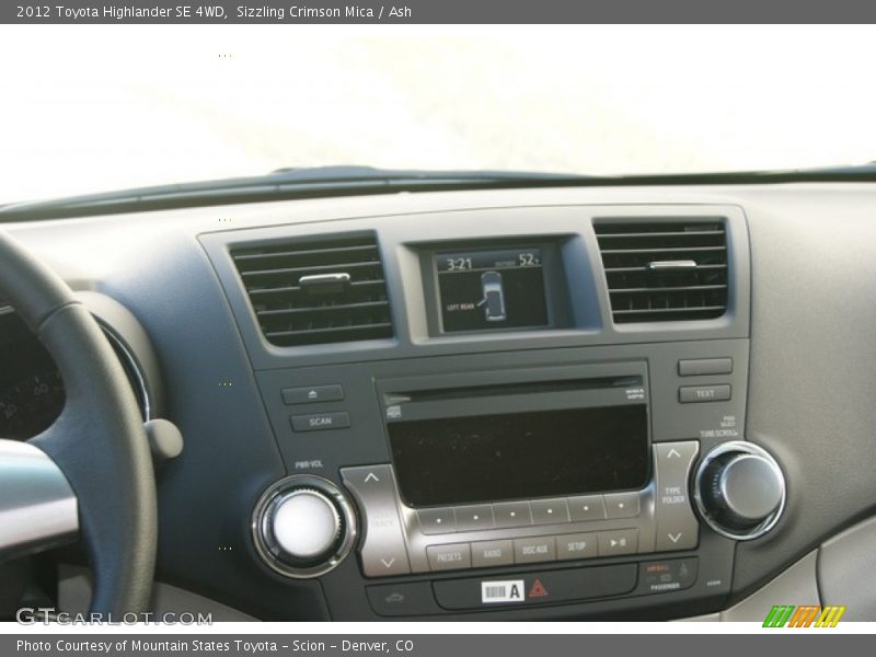 Sizzling Crimson Mica / Ash 2012 Toyota Highlander SE 4WD