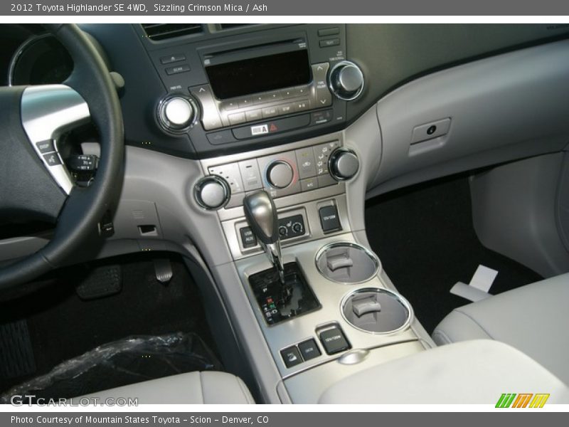 Sizzling Crimson Mica / Ash 2012 Toyota Highlander SE 4WD