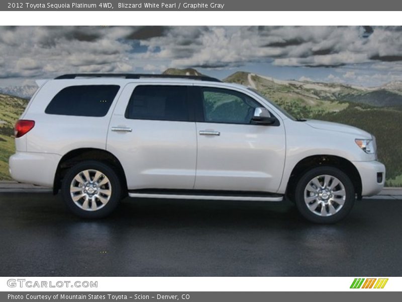  2012 Sequoia Platinum 4WD Blizzard White Pearl