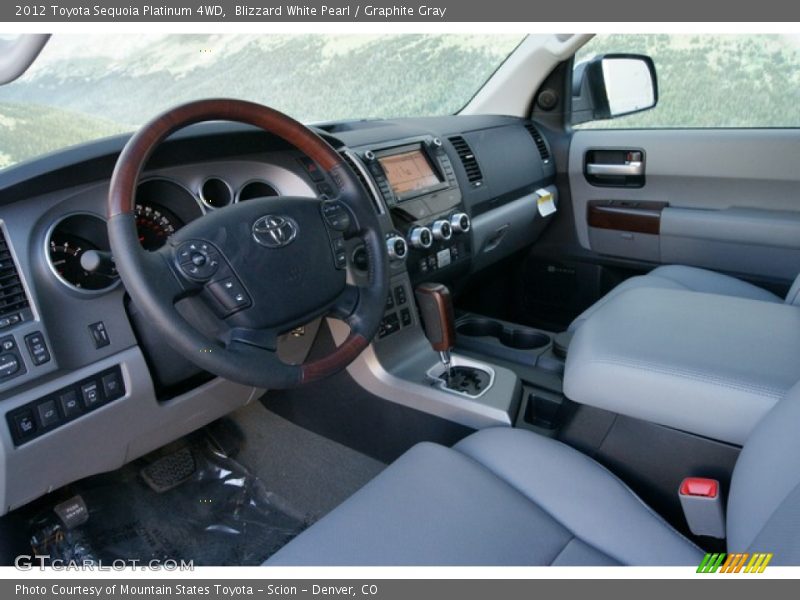  2012 Sequoia Platinum 4WD Graphite Gray Interior