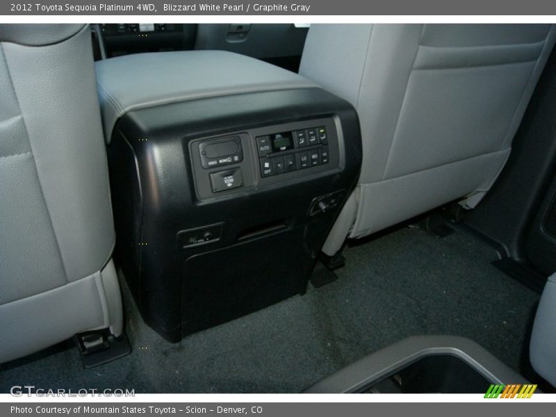 Blizzard White Pearl / Graphite Gray 2012 Toyota Sequoia Platinum 4WD