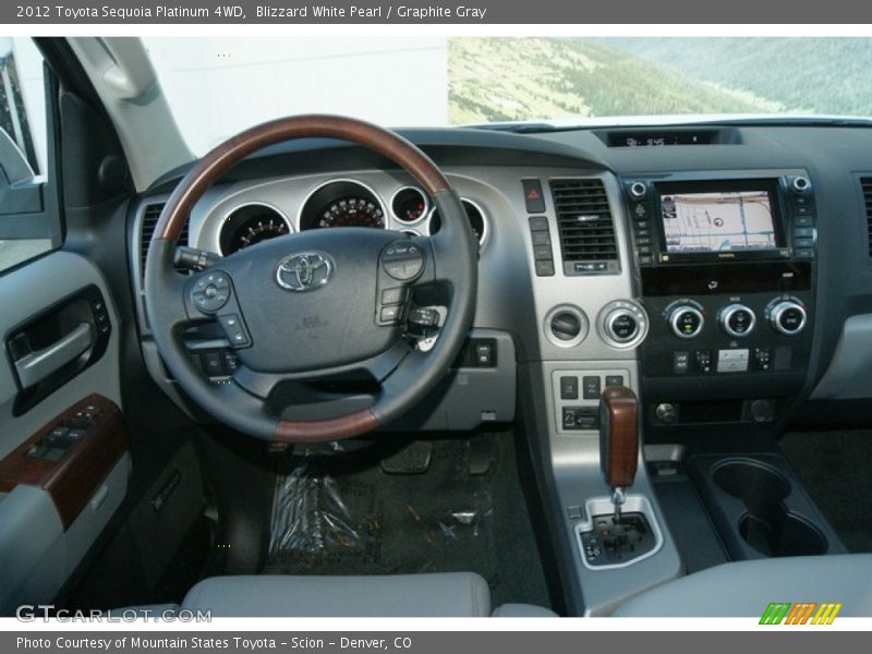 Dashboard of 2012 Sequoia Platinum 4WD