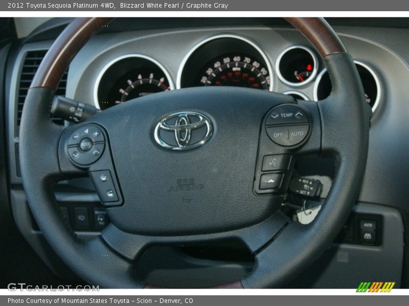  2012 Sequoia Platinum 4WD Steering Wheel