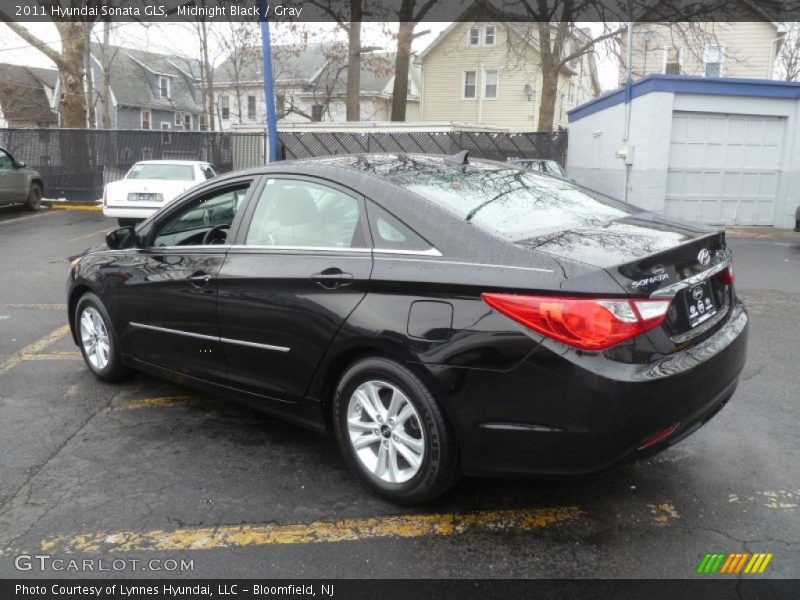 Midnight Black / Gray 2011 Hyundai Sonata GLS