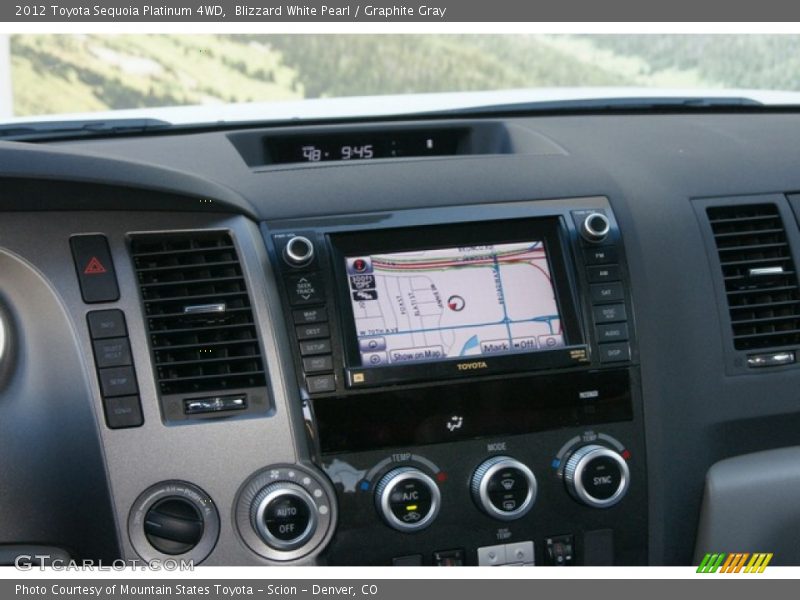Navigation of 2012 Sequoia Platinum 4WD