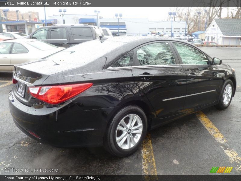 Midnight Black / Gray 2011 Hyundai Sonata GLS