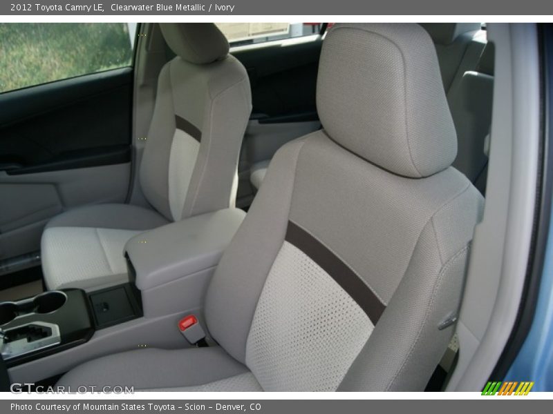Clearwater Blue Metallic / Ivory 2012 Toyota Camry LE