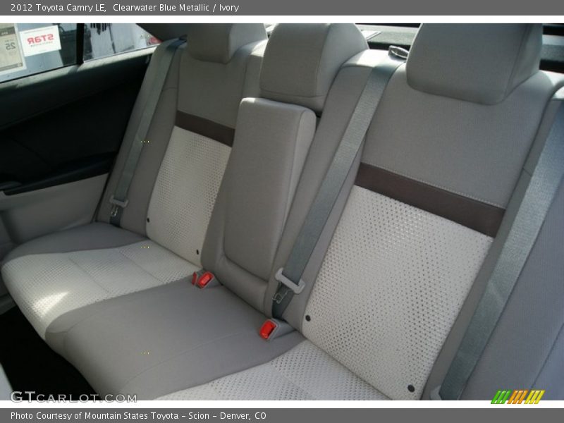 Clearwater Blue Metallic / Ivory 2012 Toyota Camry LE