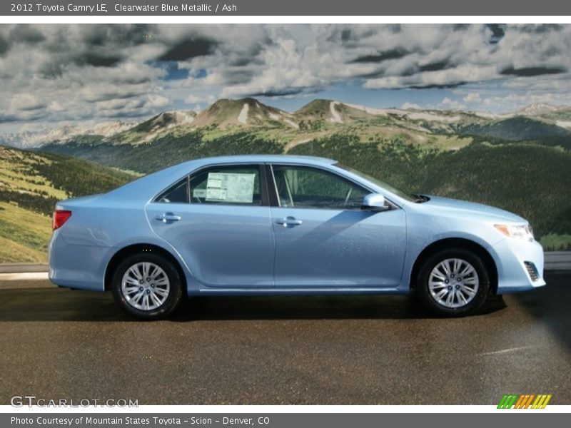 Clearwater Blue Metallic / Ash 2012 Toyota Camry LE