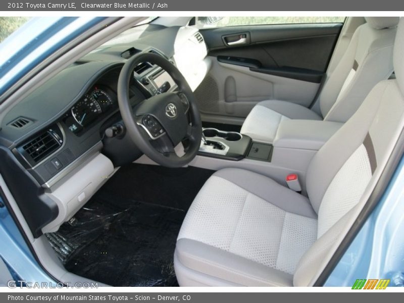 Clearwater Blue Metallic / Ash 2012 Toyota Camry LE