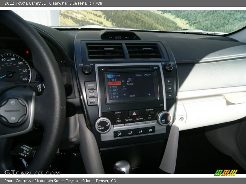 Clearwater Blue Metallic / Ash 2012 Toyota Camry LE