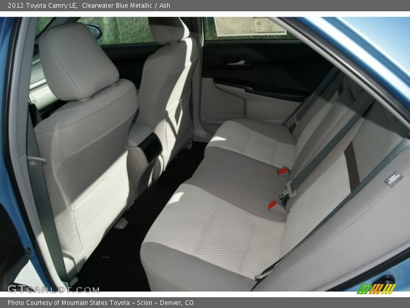 Clearwater Blue Metallic / Ash 2012 Toyota Camry LE