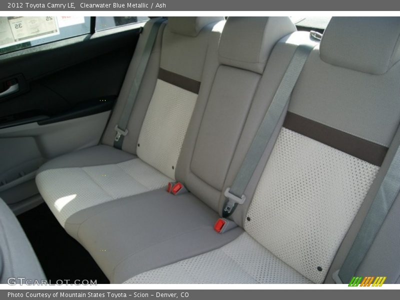 Clearwater Blue Metallic / Ash 2012 Toyota Camry LE