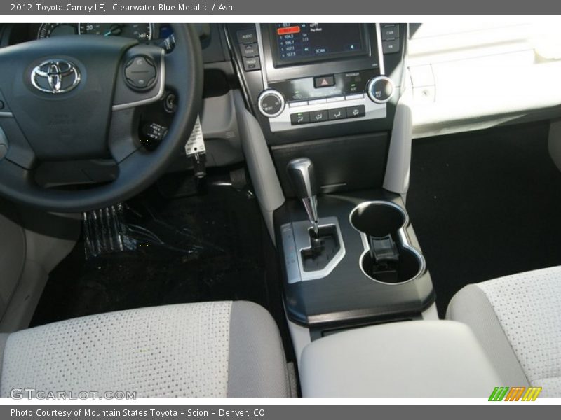 Clearwater Blue Metallic / Ash 2012 Toyota Camry LE