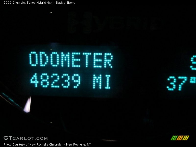 Black / Ebony 2009 Chevrolet Tahoe Hybrid 4x4