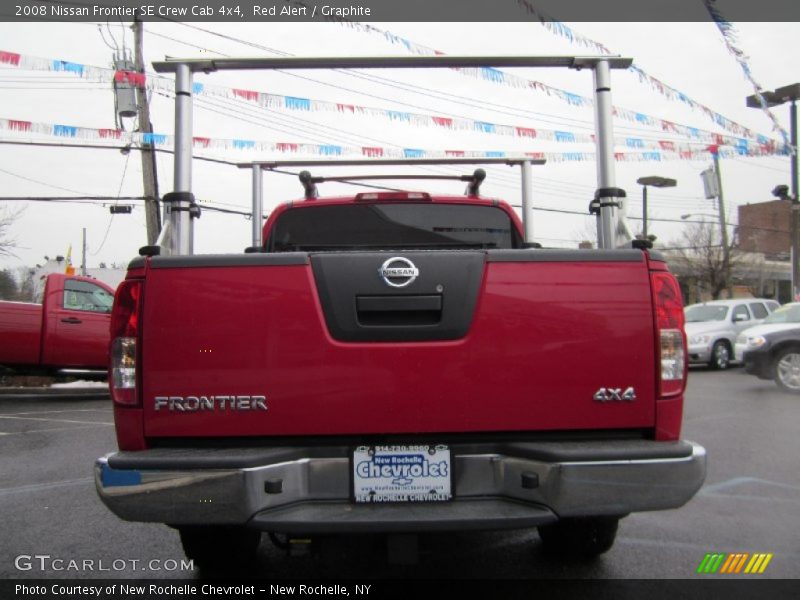 Red Alert / Graphite 2008 Nissan Frontier SE Crew Cab 4x4