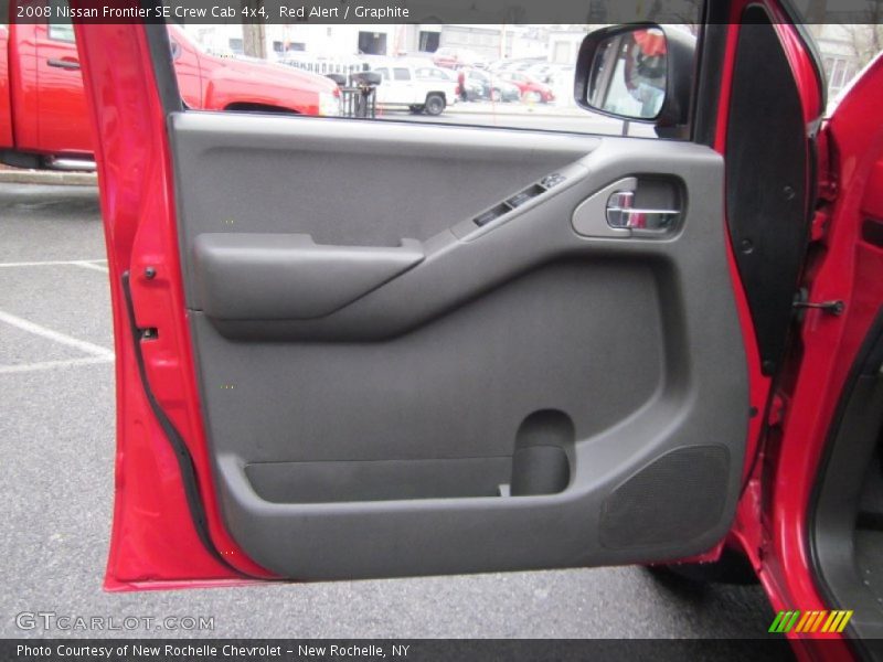 Red Alert / Graphite 2008 Nissan Frontier SE Crew Cab 4x4