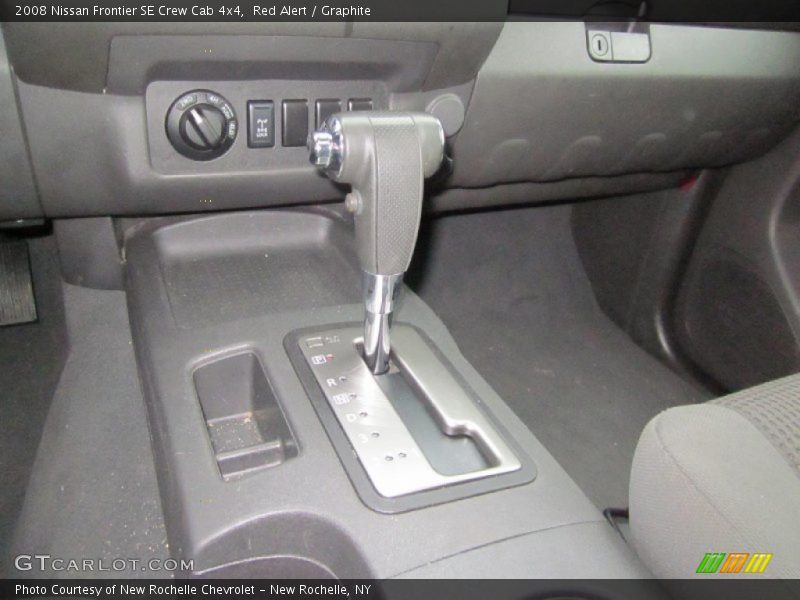 Red Alert / Graphite 2008 Nissan Frontier SE Crew Cab 4x4