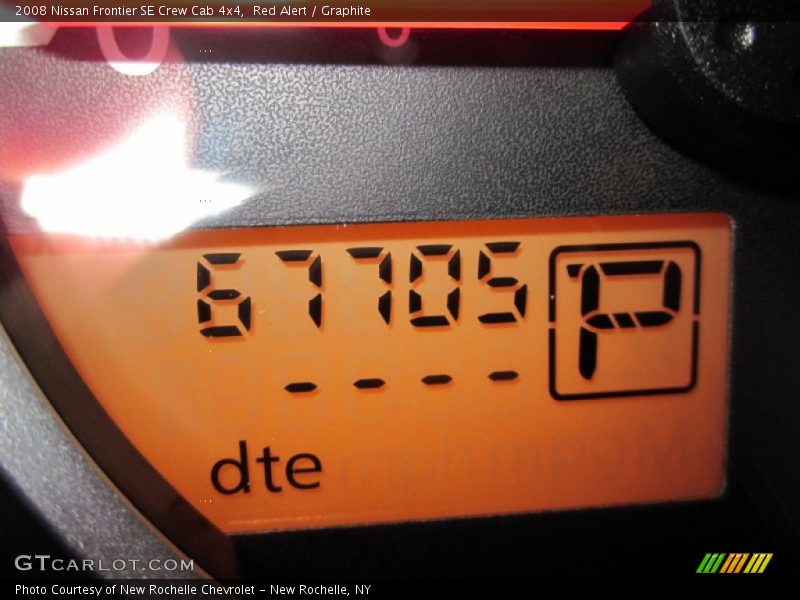 Red Alert / Graphite 2008 Nissan Frontier SE Crew Cab 4x4