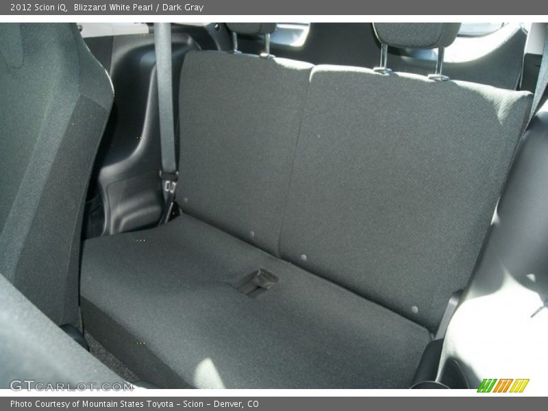 Blizzard White Pearl / Dark Gray 2012 Scion iQ