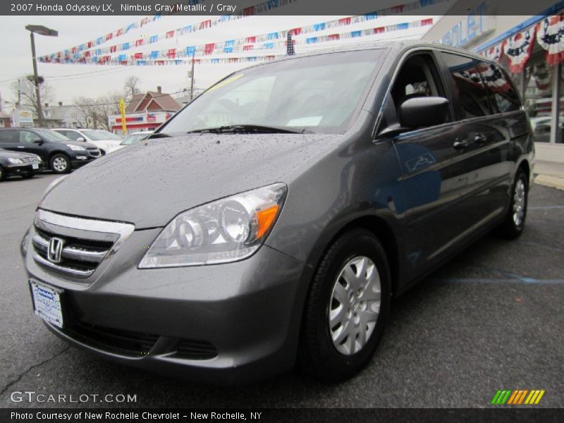 Nimbus Gray Metallic / Gray 2007 Honda Odyssey LX