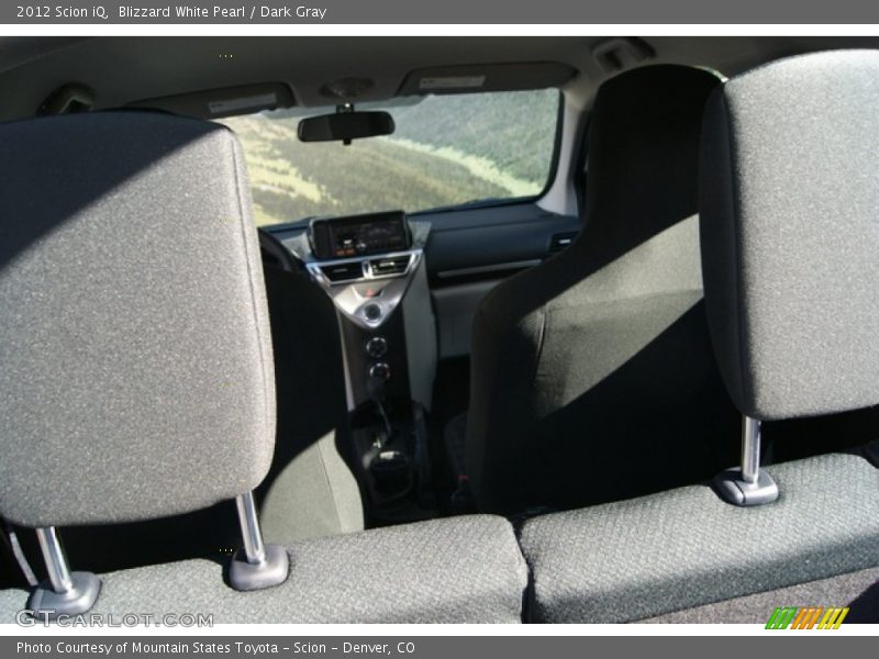 Blizzard White Pearl / Dark Gray 2012 Scion iQ