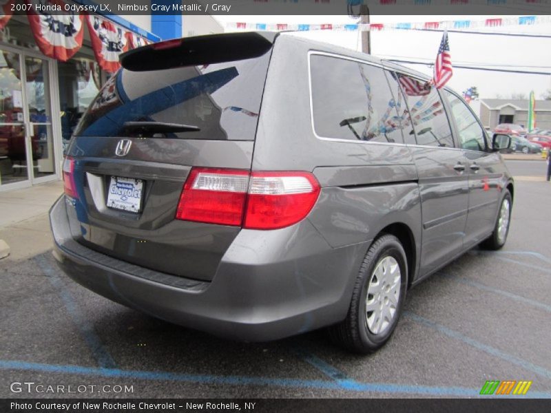 Nimbus Gray Metallic / Gray 2007 Honda Odyssey LX