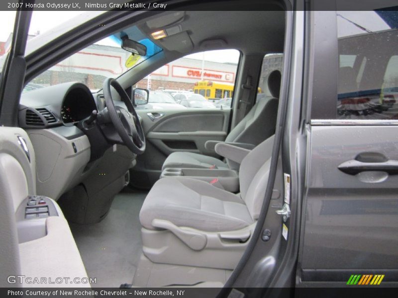 Nimbus Gray Metallic / Gray 2007 Honda Odyssey LX