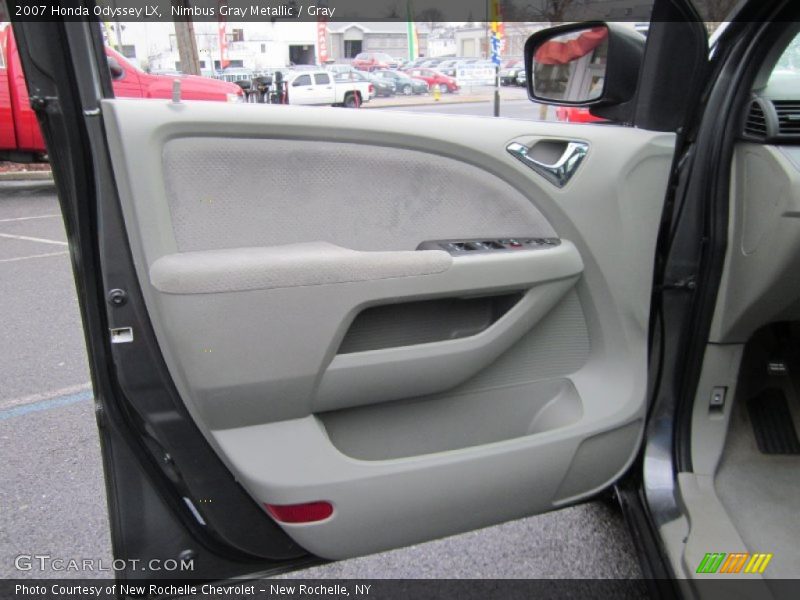 Nimbus Gray Metallic / Gray 2007 Honda Odyssey LX