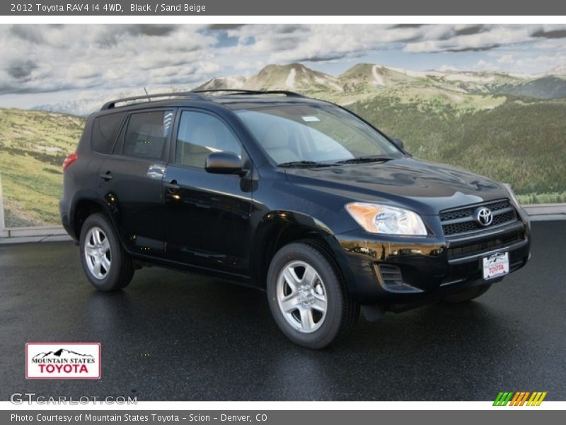 Black / Sand Beige 2012 Toyota RAV4 I4 4WD