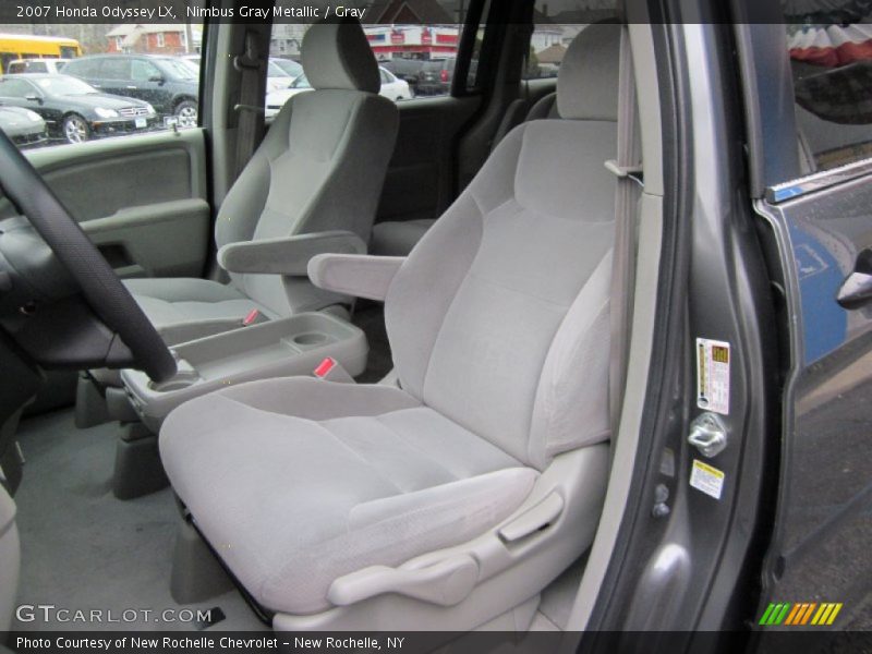 Nimbus Gray Metallic / Gray 2007 Honda Odyssey LX