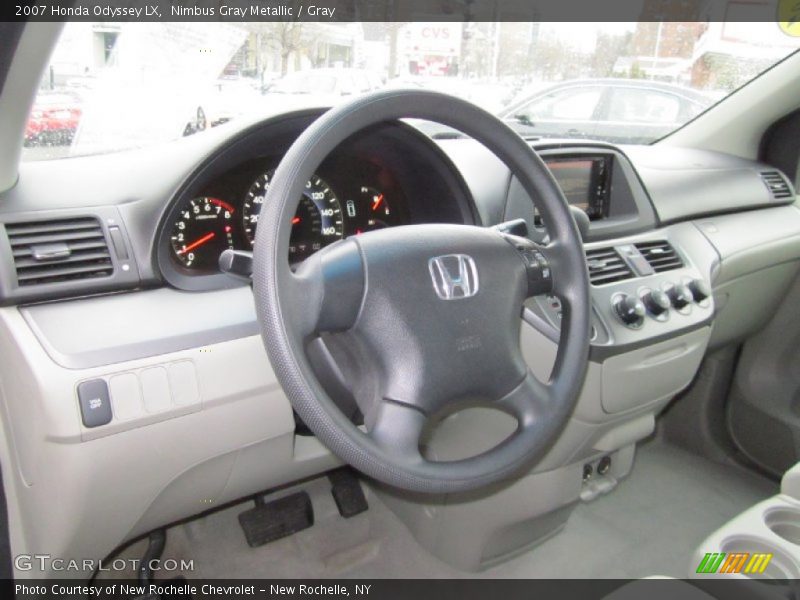 Nimbus Gray Metallic / Gray 2007 Honda Odyssey LX