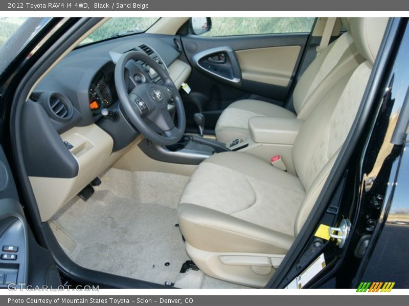  2012 RAV4 I4 4WD Sand Beige Interior