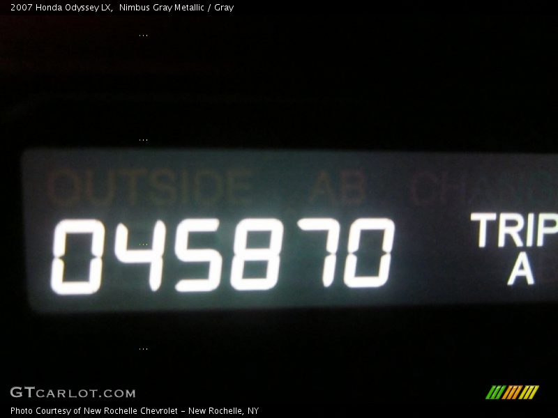 Nimbus Gray Metallic / Gray 2007 Honda Odyssey LX