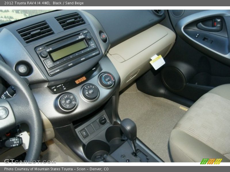 Dashboard of 2012 RAV4 I4 4WD