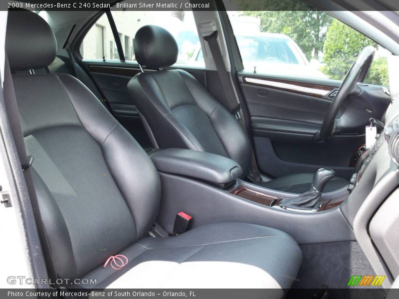 Brilliant Silver Metallic / Charcoal 2003 Mercedes-Benz C 240 Sedan
