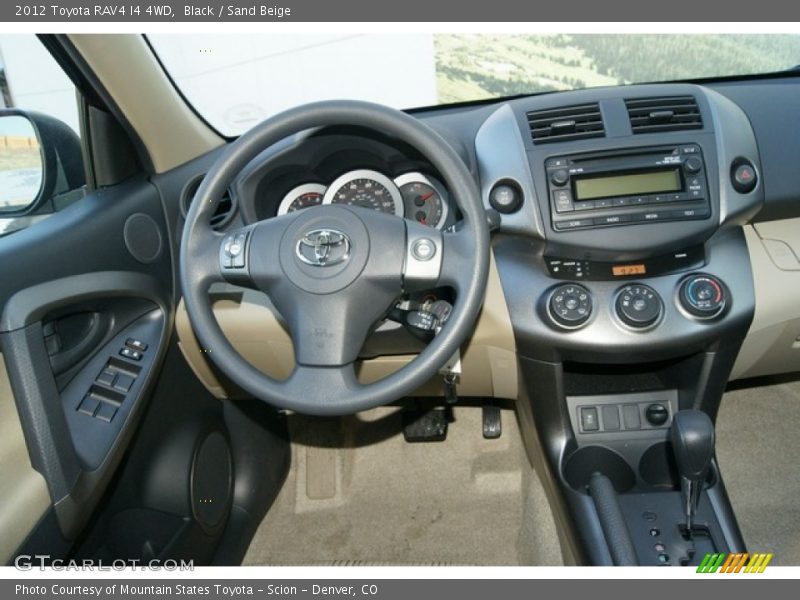 Dashboard of 2012 RAV4 I4 4WD