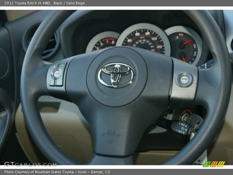 Black / Sand Beige 2012 Toyota RAV4 I4 4WD