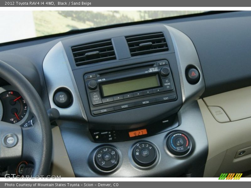 Controls of 2012 RAV4 I4 4WD