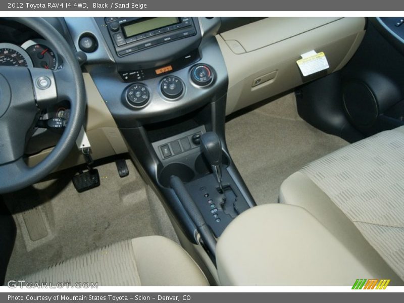 Black / Sand Beige 2012 Toyota RAV4 I4 4WD