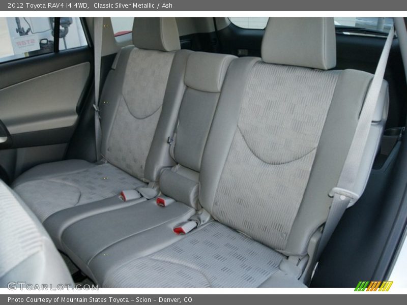 Rear Seat of 2012 RAV4 I4 4WD