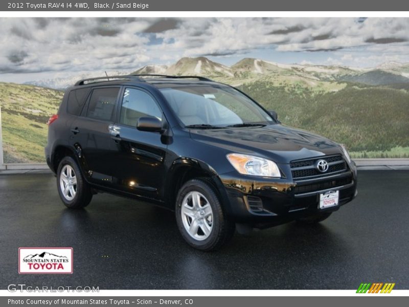 Black / Sand Beige 2012 Toyota RAV4 I4 4WD