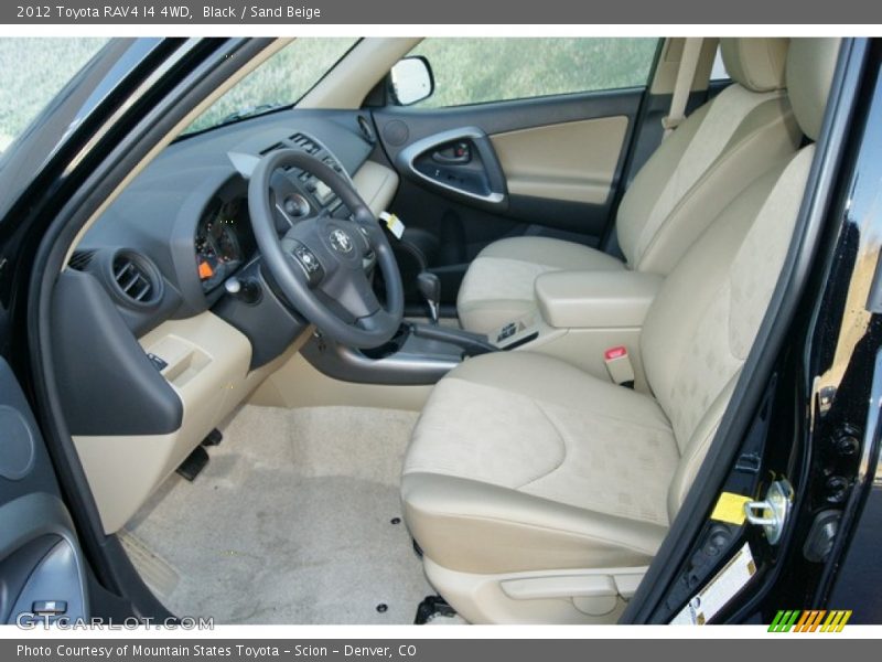  2012 RAV4 I4 4WD Sand Beige Interior