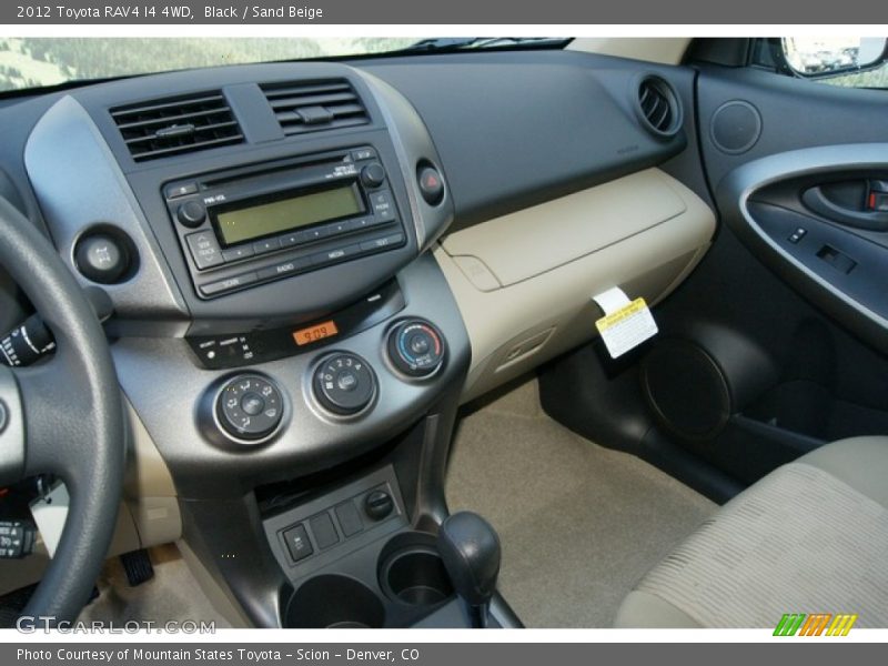 Black / Sand Beige 2012 Toyota RAV4 I4 4WD