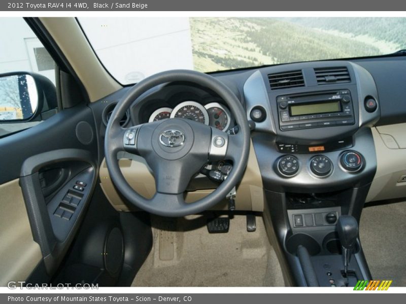Black / Sand Beige 2012 Toyota RAV4 I4 4WD