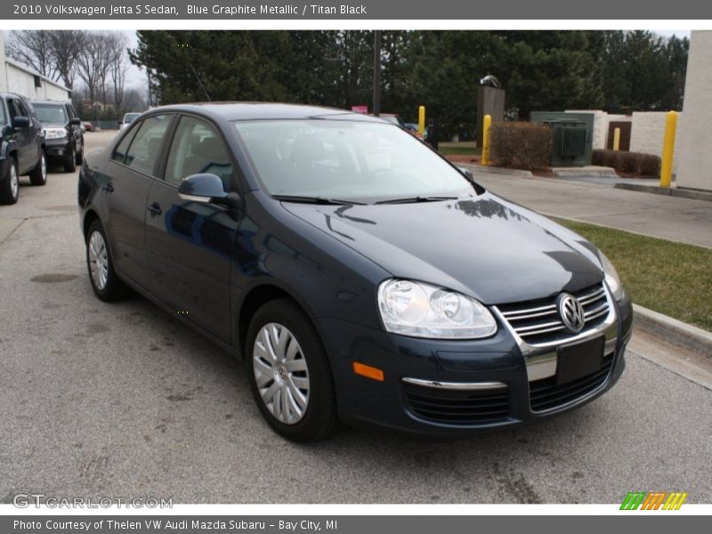 Blue Graphite Metallic / Titan Black 2010 Volkswagen Jetta S Sedan