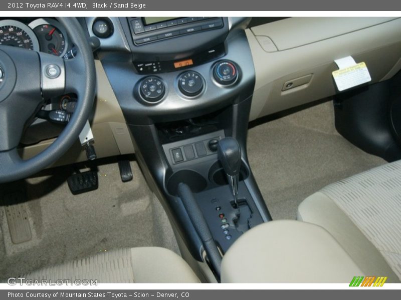 Black / Sand Beige 2012 Toyota RAV4 I4 4WD
