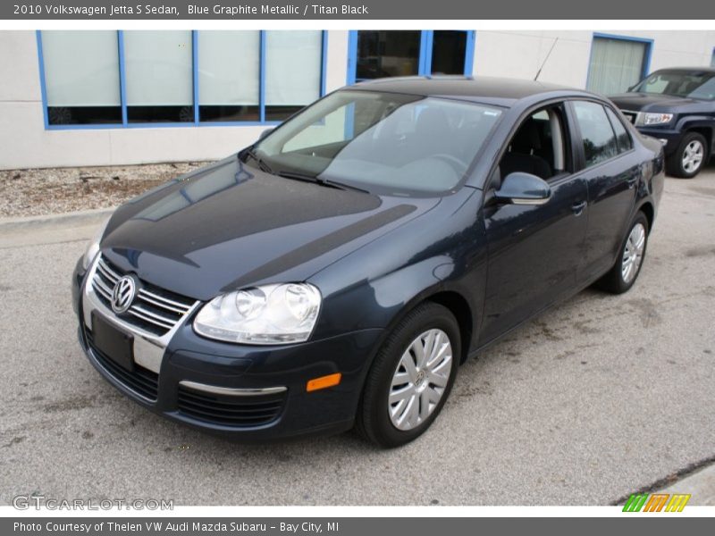 Blue Graphite Metallic / Titan Black 2010 Volkswagen Jetta S Sedan